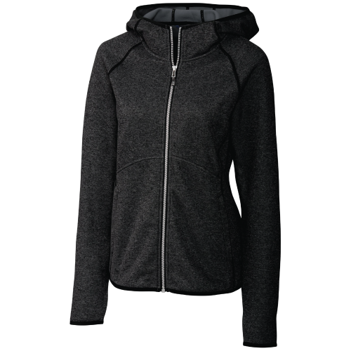 Ladies Cutter & Buck Mainsail Sweater-Knit Full Zip Jacket image thumbnail
