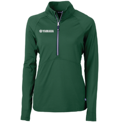 Image of Ladies Cutter & Buck Adapt Eco Knit Stretch Half Zip Pullover