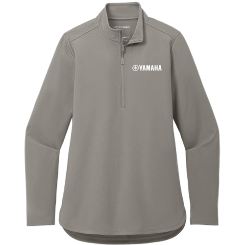 Ladies Port Authority C-Free Double Knit 1/4 Zip Pullover image thumbnail