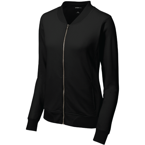 Ladies Sport-Tek Lightweight French Terry Bomber image thumbnail