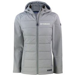 Image of Ladies Cutter & Buck Evoke Hybrid Softshell Full Zip Jacket