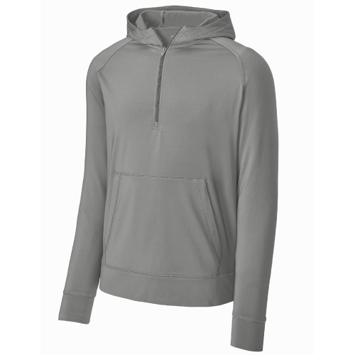 Men's Sportek Wick Stretch 1/2 Zip Hoodie image thumbnail