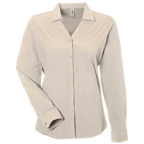 Ladies CORE365 Ultra UVP® Long-Sleeve Marina Shirt image thumbnail