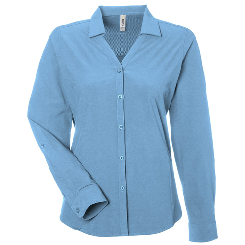 Ladies CORE365 Ultra UVP® Long-Sleeve Marina Shirt image thumbnail