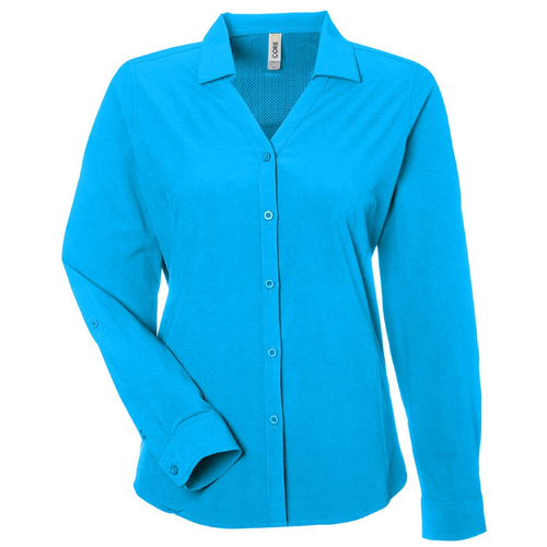 Ladies CORE365 Ultra UVP® Long-Sleeve Marina Shirt image thumbnail