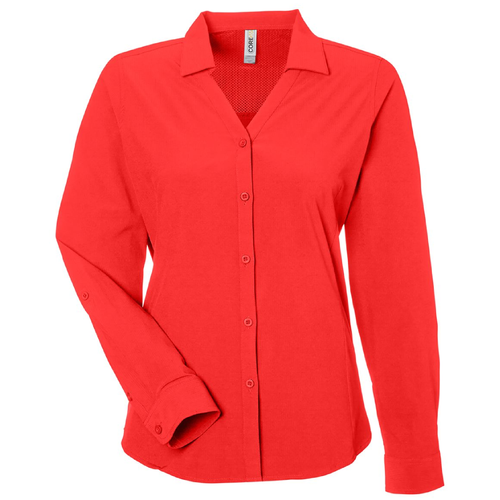 Ladies CORE365 Ultra UVP® Long-Sleeve Marina Shirt image thumbnail