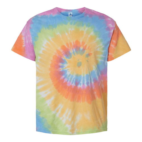 Unisex S/S Multi Color Tie Dye Tee image thumbnail