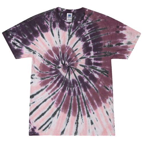 Unisex S/S Multi Color Tie Dye Tee image thumbnail