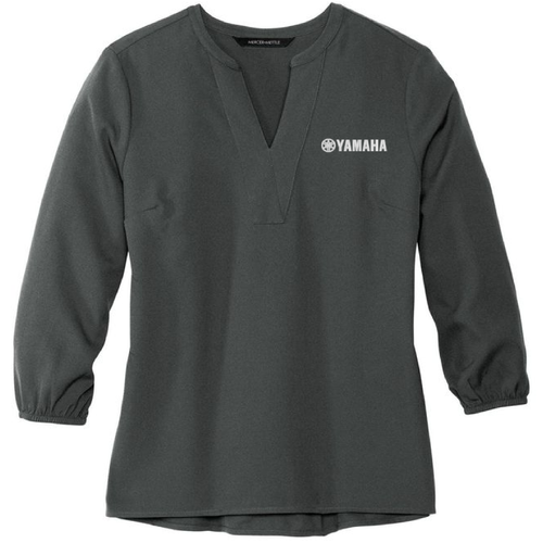 Ladies Mercer+Mettle Stretch Crepe 3/4-Sleeve Blouse image thumbnail