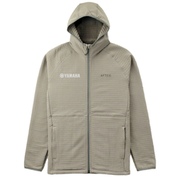 Image of Men's Aftco Armorloft Full Zip Hyper Grid Fleece Sweatshirt