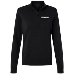 Image of Ladies Devon & Jones New Classics Quarter-Zip Sweater