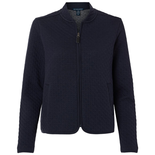 Ladies Devon & Jonest Berkley Textured Full-Zip Jacket image thumbnail