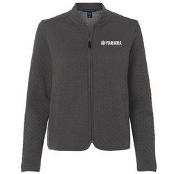 Image of Ladies Devon & Jonest Berkley Textured Full-Zip Jacket