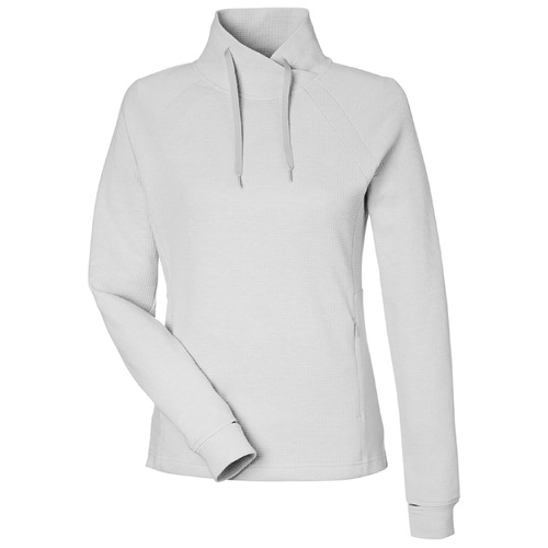 Ladies North End Rhythm Waffle Cross-Neck Pullover image thumbnail