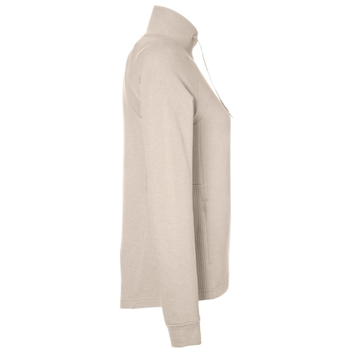 Ladies North End Rhythm Waffle Cross-Neck Pullover image thumbnail