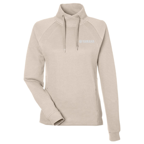 Ladies North End Rhythm Waffle Cross-Neck Pullover image thumbnail