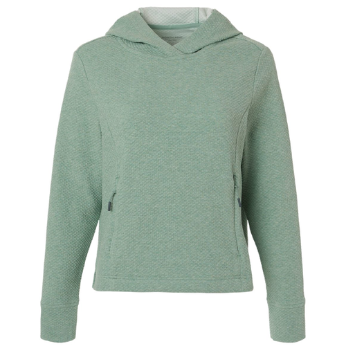 Ladies North End Spirit Textured Hooded Pullover image thumbnail