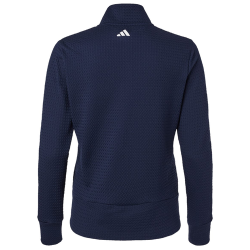 Ladies Adidas Ultimate365 Textured Full-Zip Jacket image thumbnail