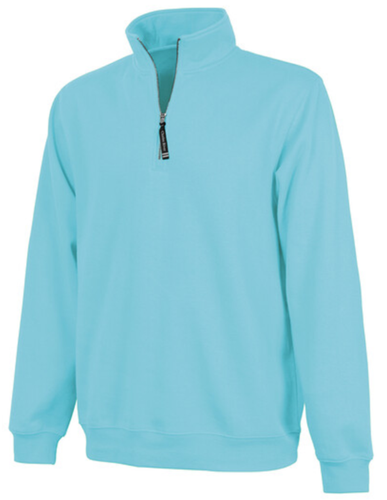 Unisex Charles River Crosswind Quarter Zip Sweatshirt image thumbnail