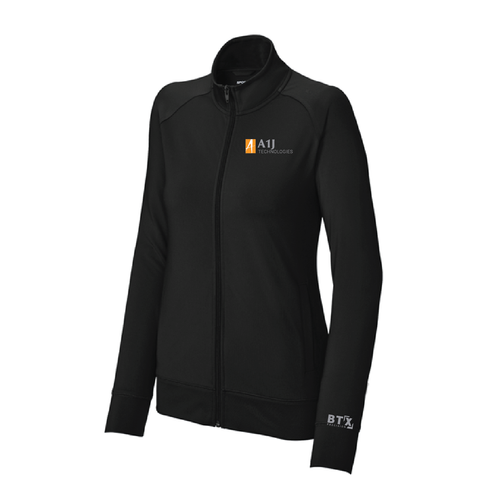 A1J - Sport-Tek Ladies Sport-Wick Stretch Full-Zip Cadet Jacket LST857 image thumbnail
