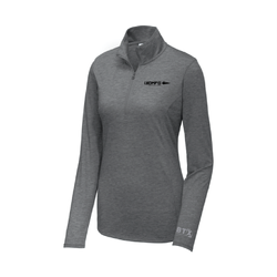 Image of i3D - Sport-Tek Women's PosiCharge Tri-Blend Wicking 1/4-Zip Pullover. LST407