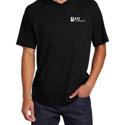Image of A1J - Sport-Tek PosiCharge Tri-Blend Wicking Short Sleeve Hoodie. ST404