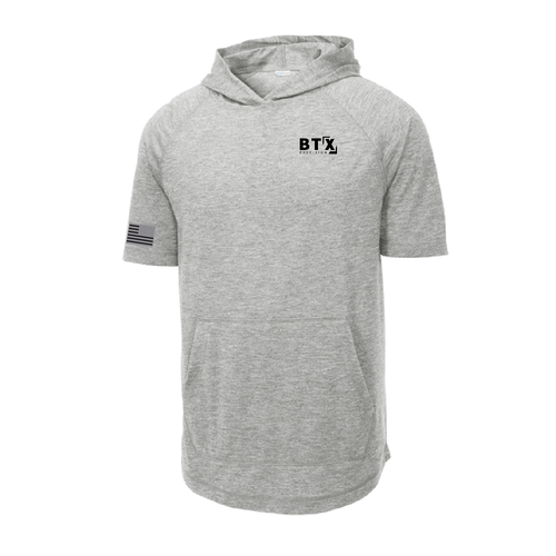 BTX - Sport-Tek PosiCharge Tri-Blend Wicking Short Sleeve Hoodie. ST404 image thumbnail