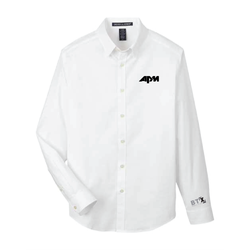 Image of APM - CrownLux Performance® Spencer Poplin Dress Shirt - DG505