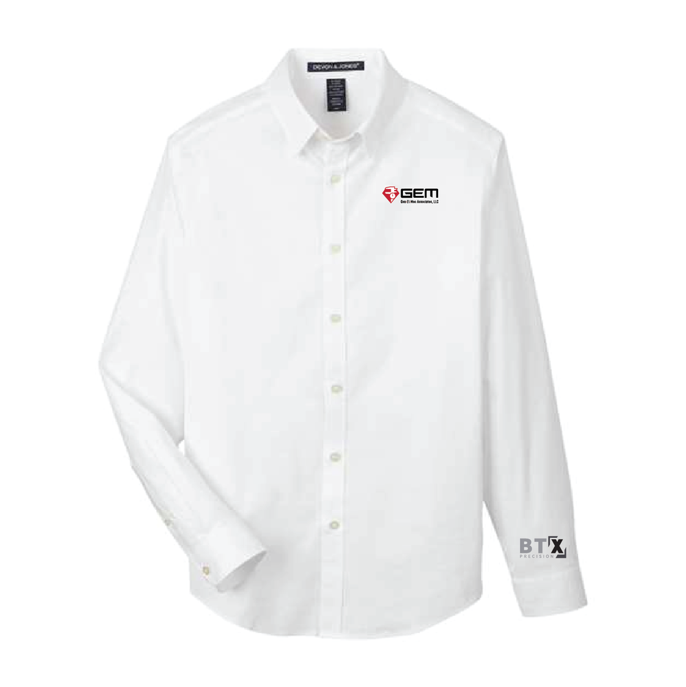GEM - CrownLux Performance® Spencer Poplin Dress Shirt - DG505 primary image