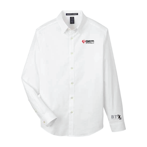 GEM - CrownLux Performance® Spencer Poplin Dress Shirt - DG505 image thumbnail