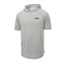 Image of GEM - Sport-Tek PosiCharge Tri-Blend Wicking Short Sleeve Hoodie. ST404