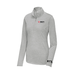 Image of GEM - Sport-Tek Women's PosiCharge Tri-Blend Wicking 1/4-Zip Pullover. LST407 