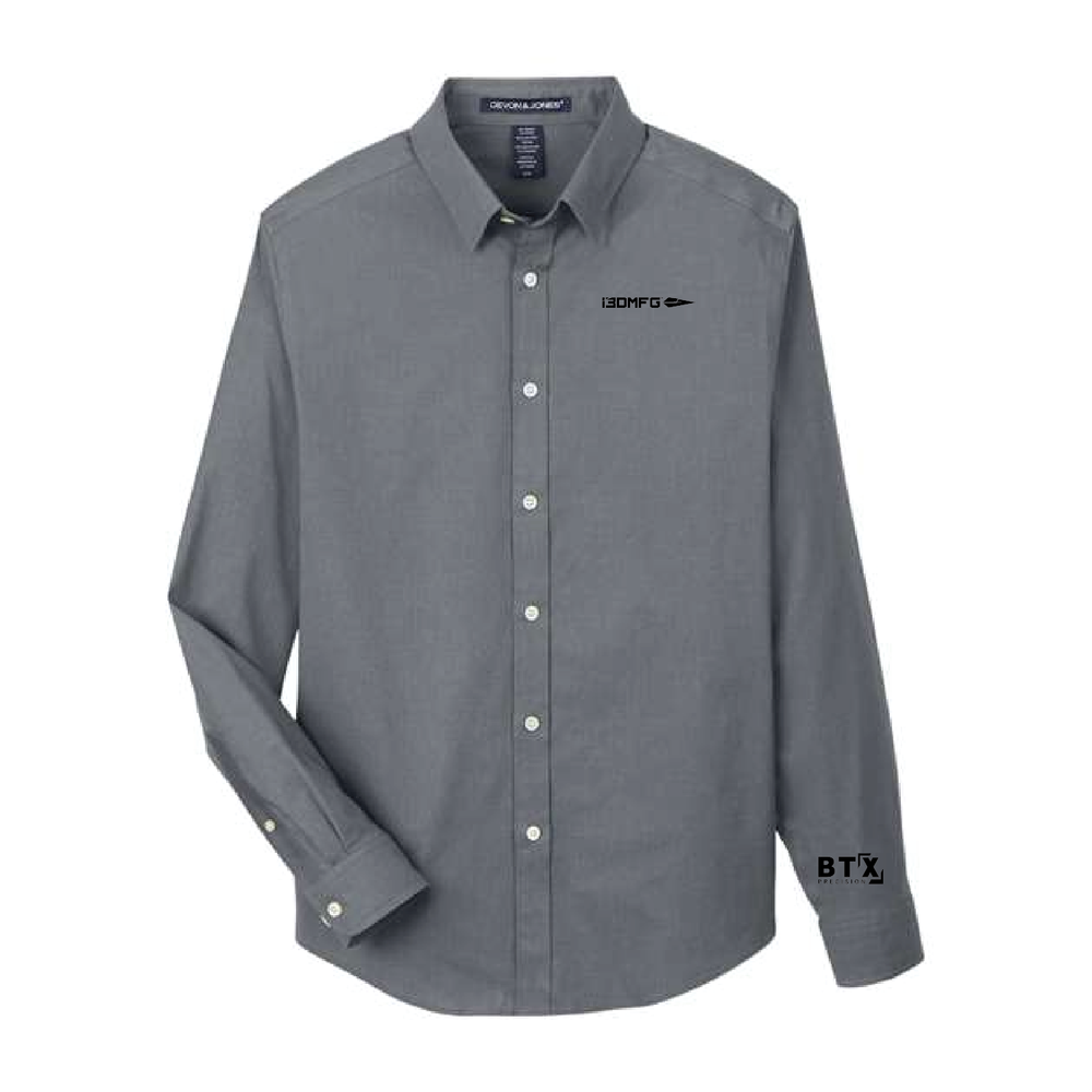 i3D - CrownLux Performance® Spencer Poplin Dress Shirt - DG505 primary image