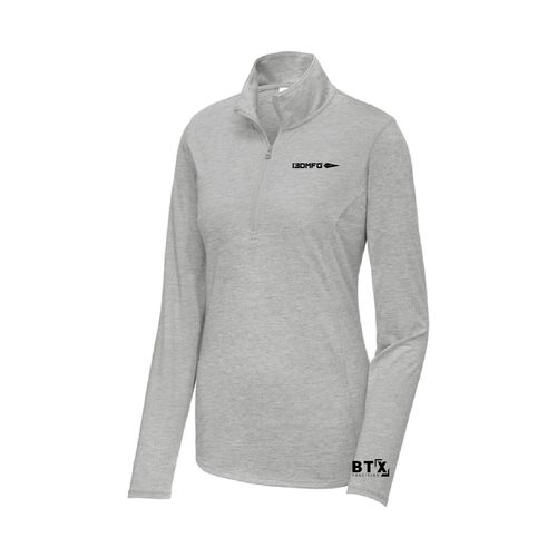 i3D - Sport-Tek Women's PosiCharge Tri-Blend Wicking 1/4-Zip Pullover. LST407 image thumbnail