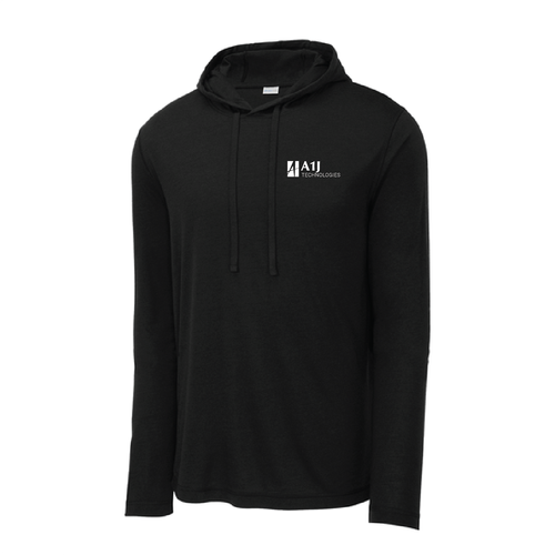 A1J - Sport-Tek PosiCharge Tri-Blend Wicking Long Sleeve Hoodie ST406 image thumbnail