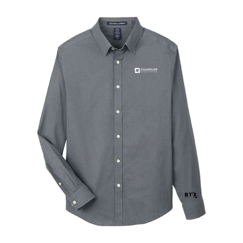 CrownLux Performance® Spencer Poplin Dress Shirt - DG50 image thumbnail