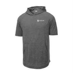 Image of Chandler - Sport-Tek PosiCharge Tri-Blend Wicking Short Sleeve Hoodie. ST404