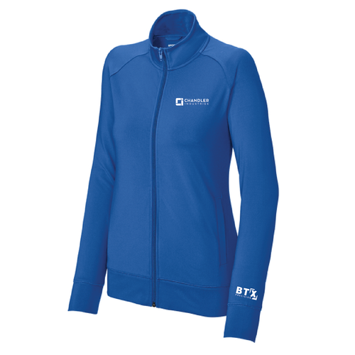 Chandler - Sport-Tek Ladies Sport-Wick Stretch Full-Zip Cadet Jacket LST857 image thumbnail