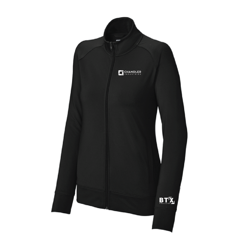 Chandler - Sport-Tek Ladies Sport-Wick Stretch Full-Zip Cadet Jacket LST857 image thumbnail
