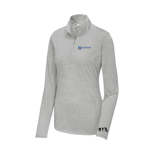 Chandler - Sport-Tek Women's PosiCharge Tri-Blend Wicking 1/4-Zip Pullover. LST407 image thumbnail