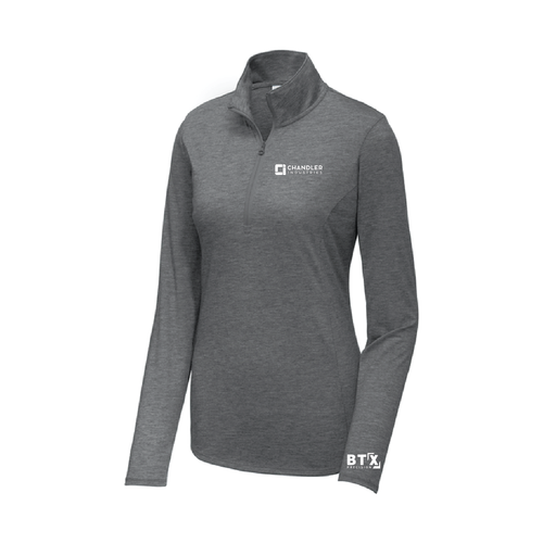Chandler - Sport-Tek Women's PosiCharge Tri-Blend Wicking 1/4-Zip Pullover. LST407 image thumbnail