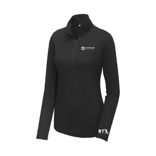 Chandler - Sport-Tek Women's PosiCharge Tri-Blend Wicking 1/4-Zip Pullover. LST407 image thumbnail
