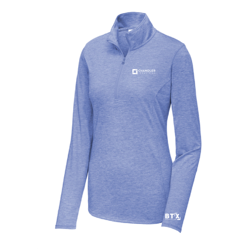 Chandler - Sport-Tek Women's PosiCharge Tri-Blend Wicking 1/4-Zip Pullover. LST407 image thumbnail