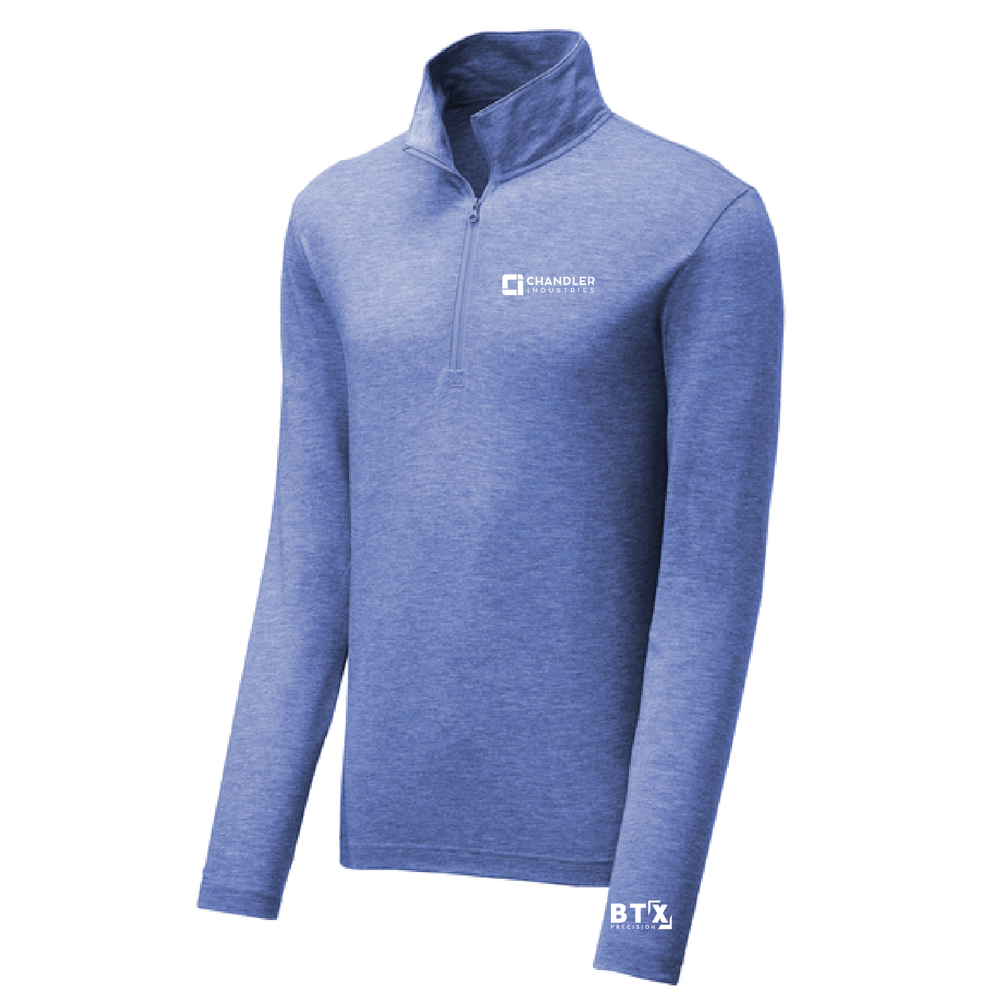 Sport-Tek PosiCharge Tri-Blend Wicking 1/4-Zip Pullover. ST407 primary image