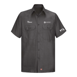 Image of Chandler - Red Kap Short Sleeve Solid Ripstop Shirt. SY60