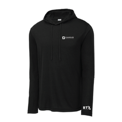 Image of Chandler - Sport-Tek PosiCharge Tri-Blend Wicking Long Sleeve Hoodie ST406