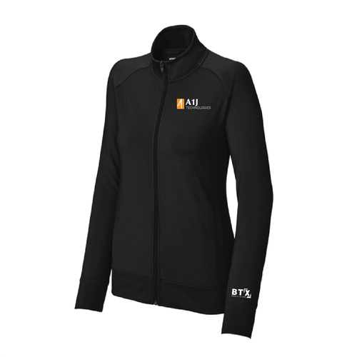 A1J - Sport-Tek Ladies Sport-Wick Stretch Full-Zip Cadet Jacket LST857 image thumbnail