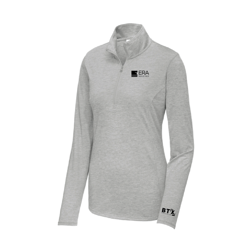 ERA - Sport-Tek Women's PosiCharge Tri-Blend Wicking 1/4-Zip Pullover. LST407 image thumbnail