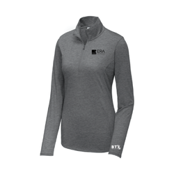 Image of ERA - Sport-Tek Women's PosiCharge Tri-Blend Wicking 1/4-Zip Pullover. LST407