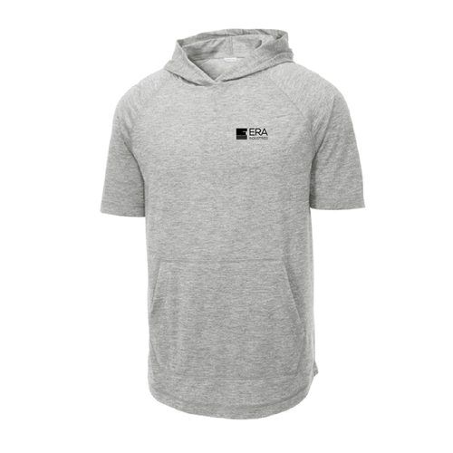 ERA - Sport-Tek PosiCharge Tri-Blend Wicking Short Sleeve Hoodie. ST404 image thumbnail